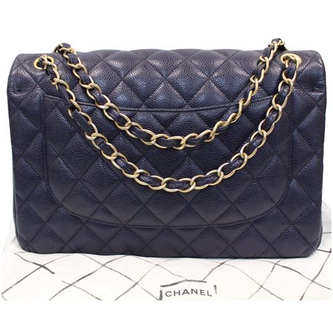 chanel medium single flap blue|chanel double flap shoulder bag.